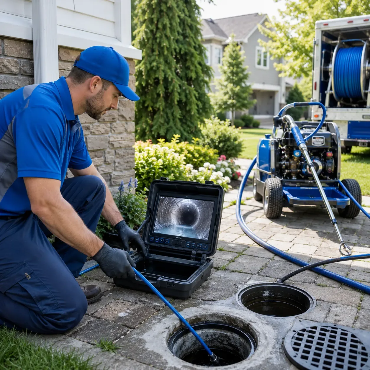 Outdoor drain cleaning professionals serving Boles, AR